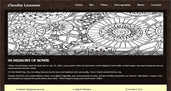 Desktop Screenshot of claudialennear.com